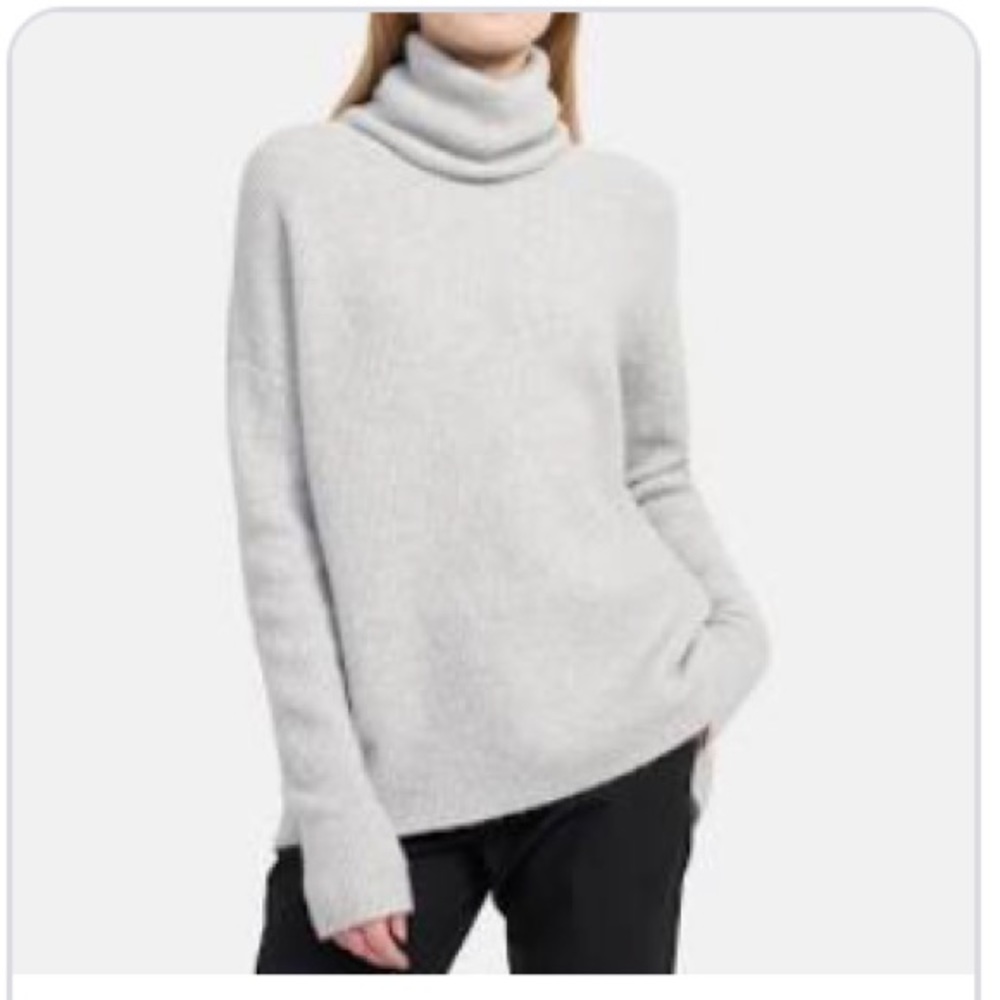 Theory Turtleneck Sweater In Cloud Wool - image 1